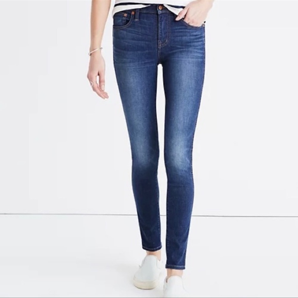 Madewell 9" high rise skinny jeans 32